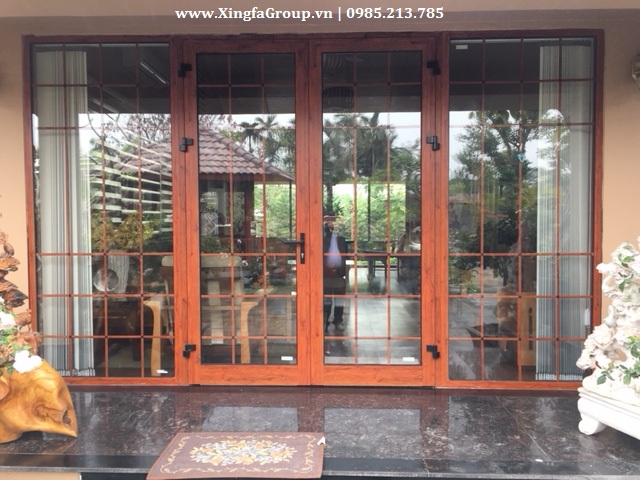 NHÔM XINGFA MÀU VÂN GỖ ( Giả Gỗ )