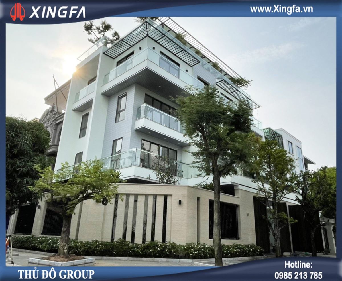 Công trình lắp đặt cửa nhôm Xingfa tại Khách sạn Minika tại Kim Mã, Ba Đình, Hà Nội