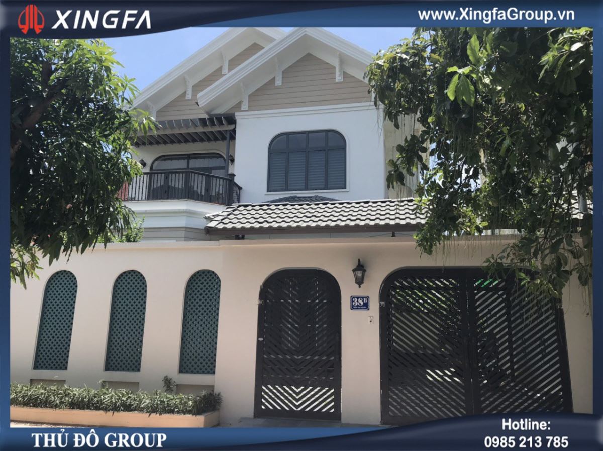 Công trình thi công lắp đặt cửa nhôm Xingfa tại nhà anh Phương ở 39 Trần Đại Nghĩa, Tp Nam Định