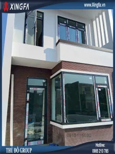 Cửa nhôm Xingfa cho nhà phong cách hiện đại